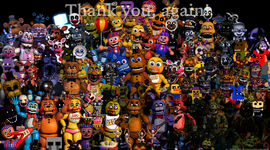 Timeline: five nigths at freddy story