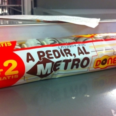 Timeline: Donettes y su eslogan “A pedir al metro”