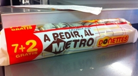 Timeline: Donettes y su eslogan “A pedir al metro”