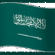 Animated flag saudi arabia