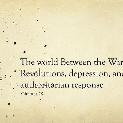 Timeline: World between the wars