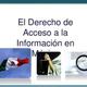 Derecho de acceso a la información