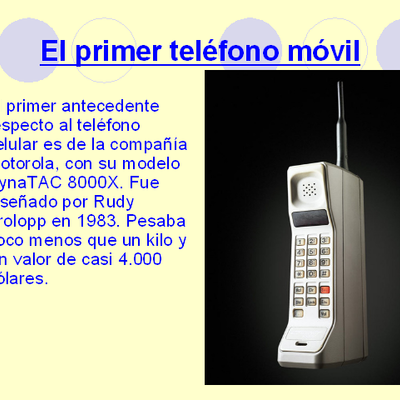 Timeline: The world's first phone