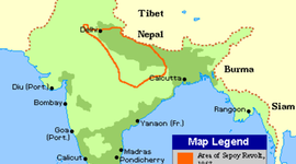 Timeline: IMPERIALISM IN INDIA