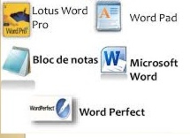 Resultado de imagen para procesadores de texto