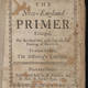 New england primer enlarged printed and sold by benjamin franklin