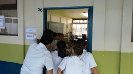 Timeline: Proceso electoral Escuela Eugenio Corrales Bianchini 2017