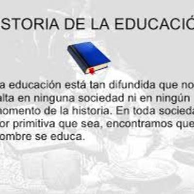 Timeline: HISTORIA DE LA EDUCACIÓN