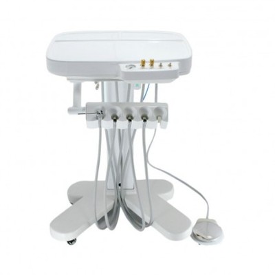 Timeline: Dental Unit Mobile Delivery Cart Separate Water & Air Controlling by Handpiece