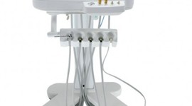 Timeline: Dental Unit Mobile Delivery Cart Separate Water & Air Controlling by Handpiece