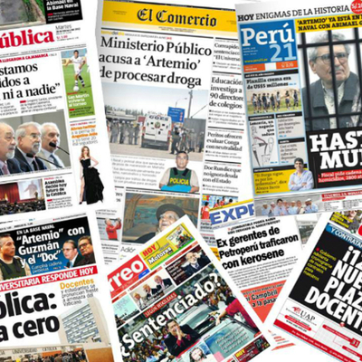Timeline: Periódicos en la historia del Perú