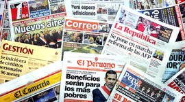 Timeline: PERIÓDICOS EN LA HISTORIA DEL PERÚ