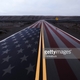 American flag road