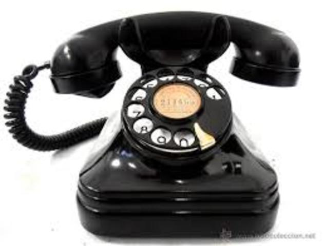 Historia del teléfono timeline Timetoast timelines