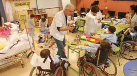 Timeline:  concepción del   concepto de pedagogía hospitalaria.