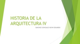 Timeline: Historia de la Arquitectura IV