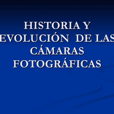 Timeline: Historia Camaras fotograficas