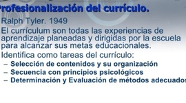 Timeline: Orígenes y Evolución del Currículo