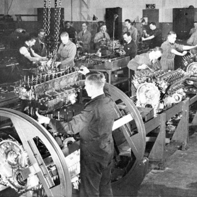 Timeline: Industrial Work Lifestyle in Urban America (by A.L)