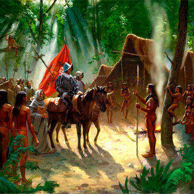 Timeline: Cambios culturales y de identidad desde la colonización hasta la primera mitad del siglo XIX