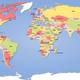 Political world map hd