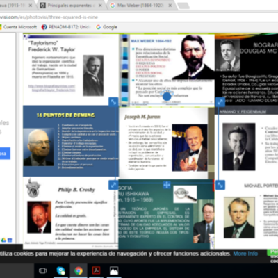 Timeline: DESARROLLO DE PENSAMIENTO ADMINISTRATIVO