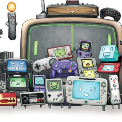 Timeline: Consoles videogames Otávio e Luís Victor