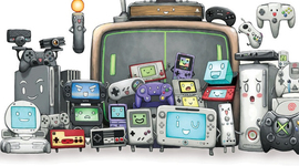 Timeline: Consoles videogames Otávio e Luís Victor