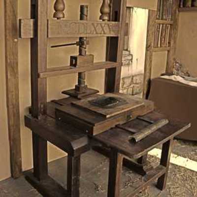 Timeline: 1450 imprenta gutenmberg