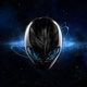 Alienware desktop background blue space alienware head 1920x1080