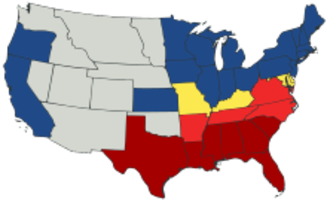 Causes Of The Civil War Paula Timeline Timetoast Timelines