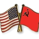Flag pins usa ussr