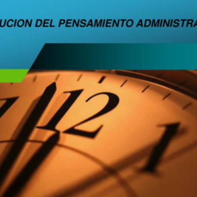 Timeline: Evolución del pensamiento administrativo