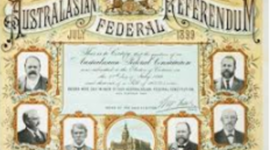 Timeline: federation of australia