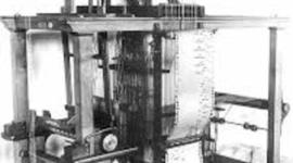 Timeline: In France, Joseph Marie Jacquard invents a loom that uses punched wooden cards to automatically weave fabric designs.