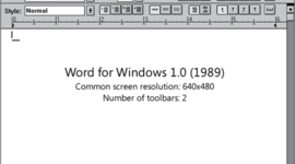 Timeline: Evolucion de word