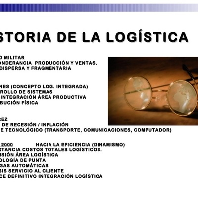 Timeline: HISTORIA DE LA LOGISTICA