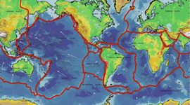 Timeline: Teoría de placas tectónicas