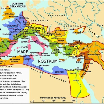 Timeline: ¿ Cuándo y dónde existió Roma ?