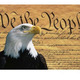 Bald eagle and declaration of independence