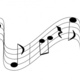 Music score notes