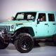 Teal jeep