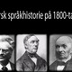 Norsk språkhistorie på 1800tallet