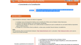 Timeline: Desarrollo Histórico de la Constitución Política de los Estados Unidos Mexicanos