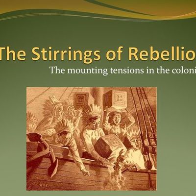 Timeline: Stirrings of Rebellion