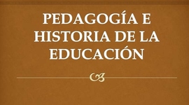 Timeline: Pedagogía e Historia de la Educación.