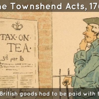 Timeline: Townshend Act of 1767