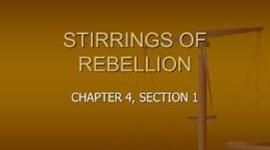 Timeline: Stirrings of Rebellion