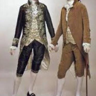 Timeline: mens clothing in the 1700's