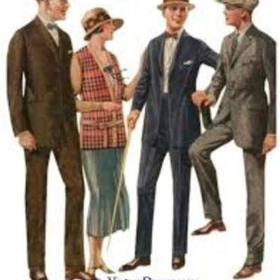 Timeline: mens clothing in the 1920's